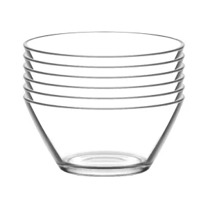 10.5cm Vega Glass Serving Bowls - Pack of Six - By LAV