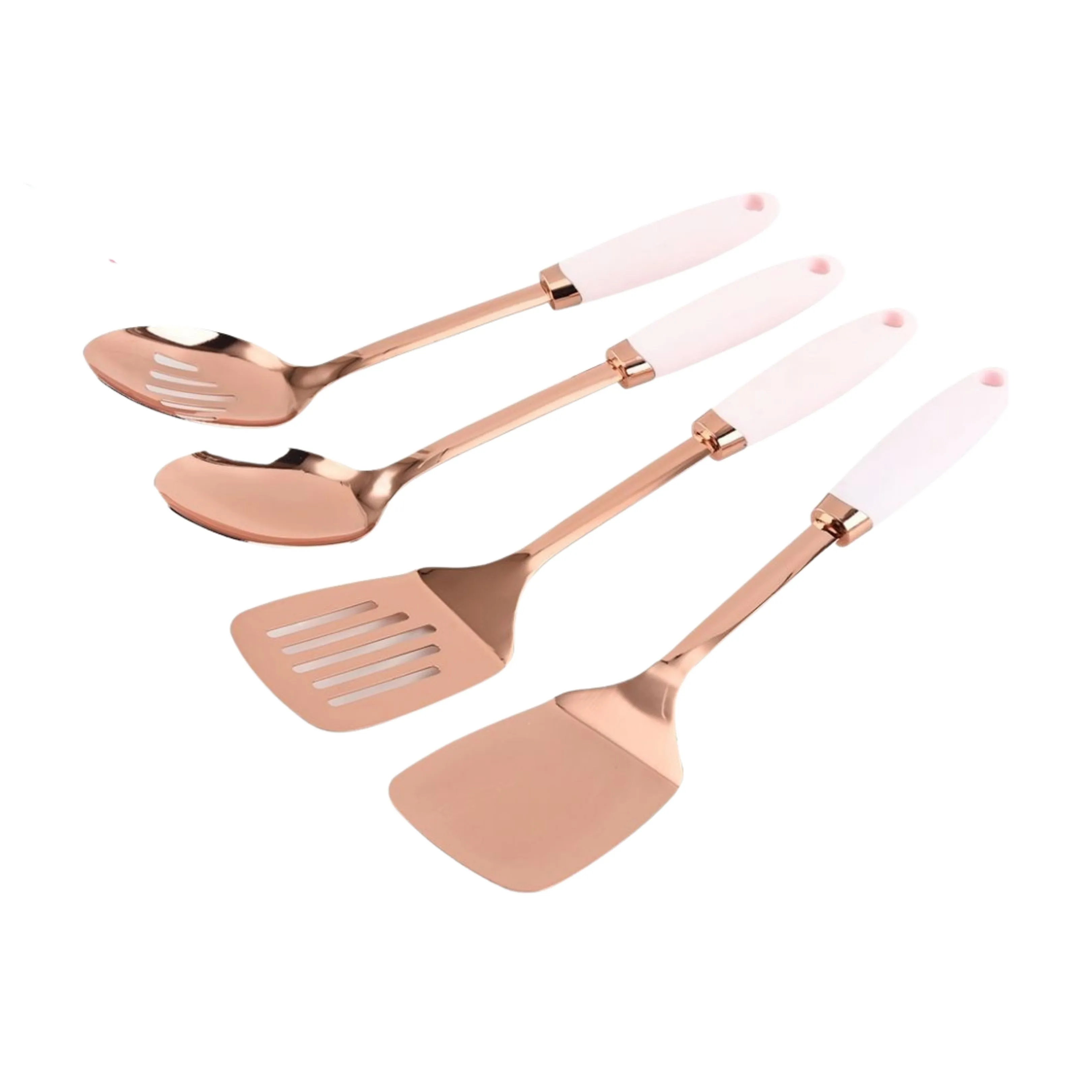 4pc Copper Plated Stainless Steel Kitchen Utensils