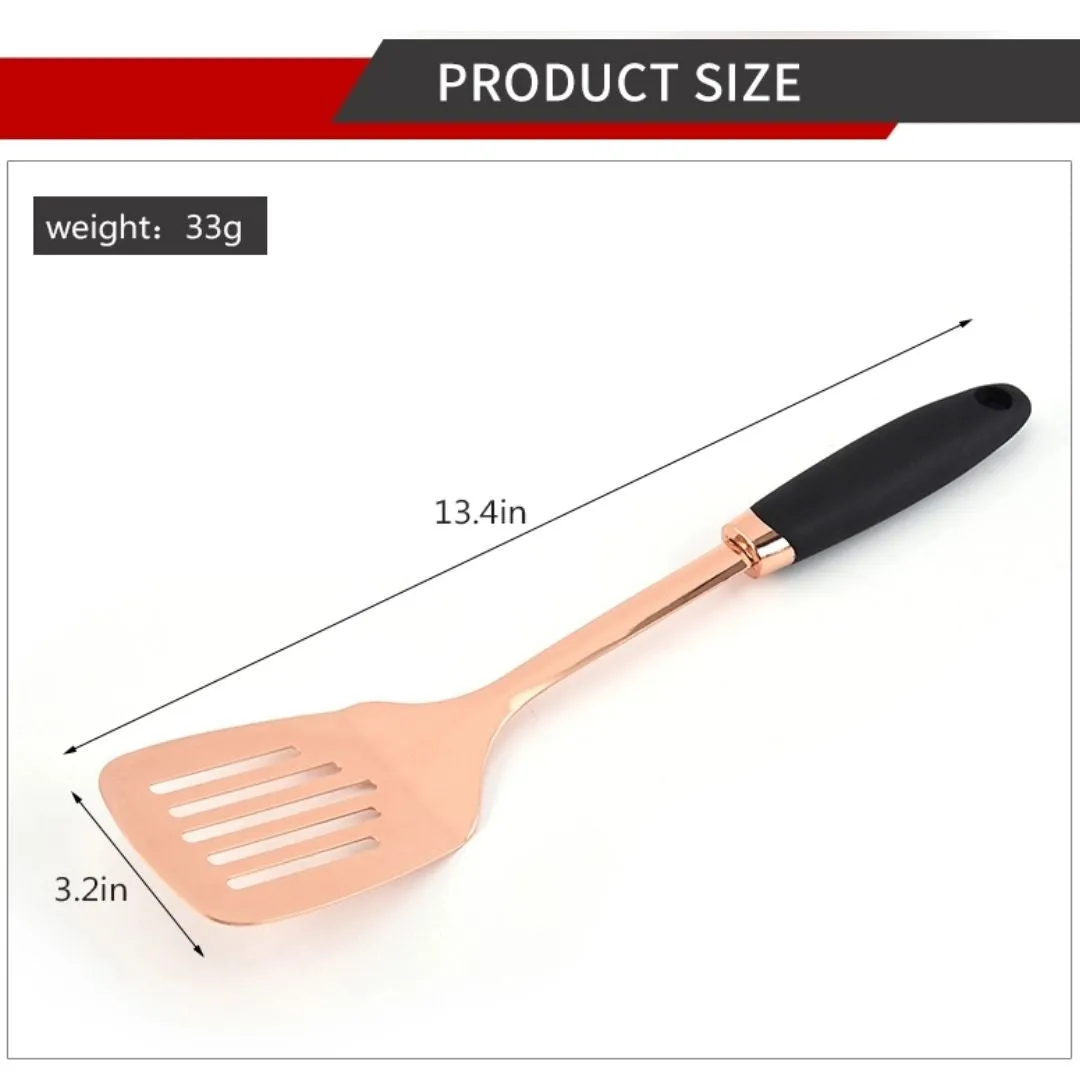 4pc Copper Plated Stainless Steel Kitchen Utensils