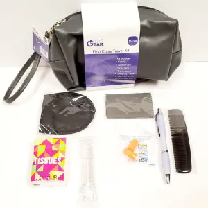 9-Piece: First Class Travel Kit with Toiletry Bag