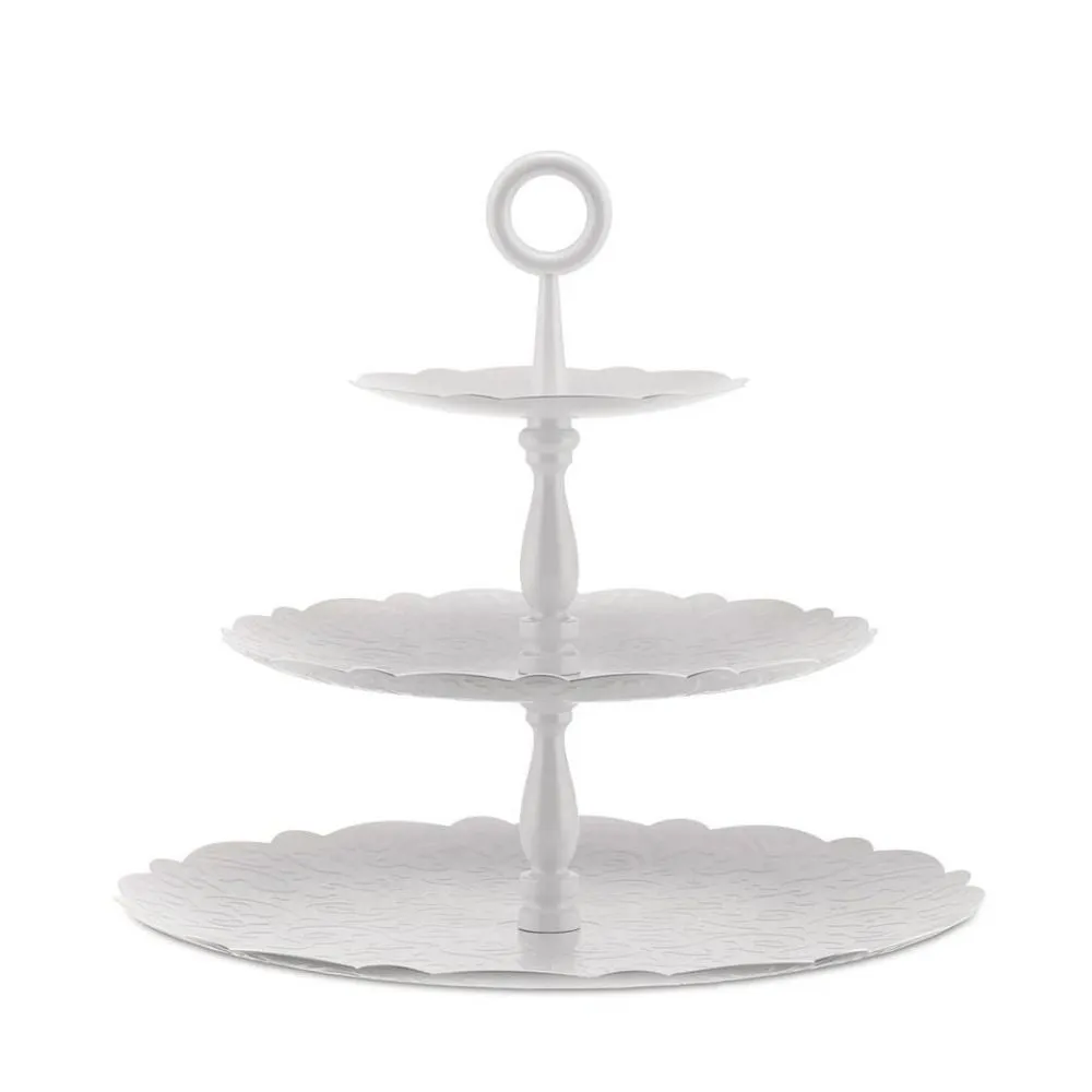 Alessi MW52/3 Dressed three-dish cake stand