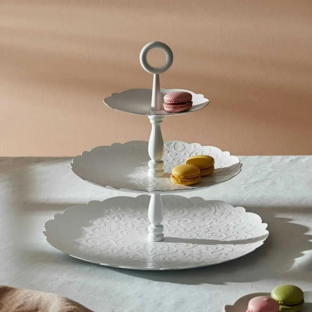 Alessi MW52/3 Dressed three-dish cake stand