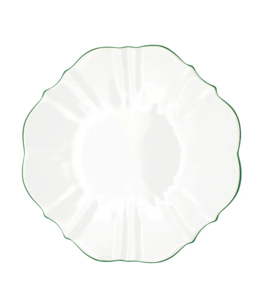 Amelie - Forest Green Rim - Salad Plate 8.5"