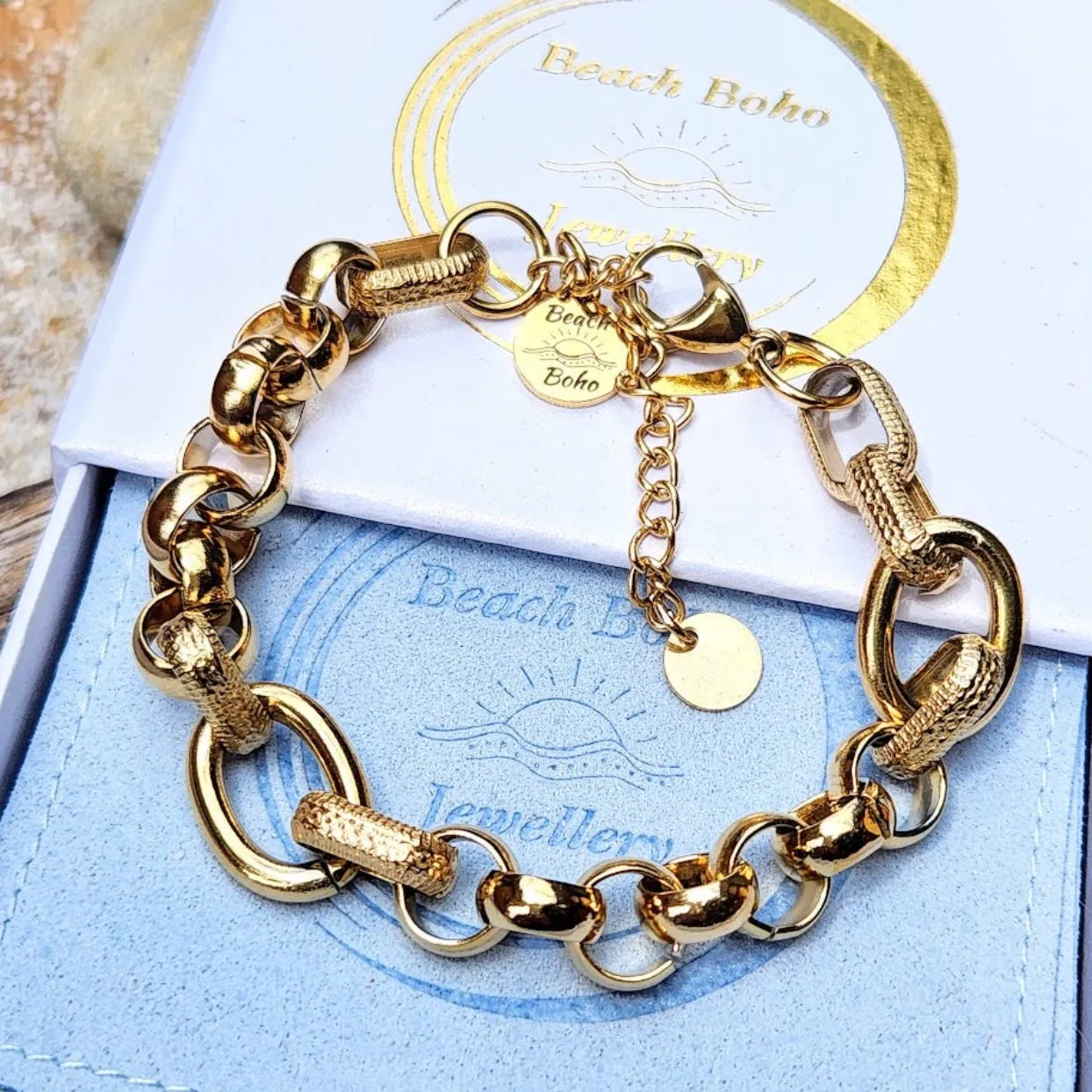 APHRODITE 18K GOLD WATERPROOF CHAIN BRACELET