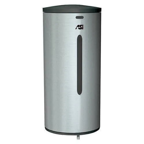 ASI 0360 Commercial Liquid Soap Dispenser, Surface-Mounted, Touch-Free, Stainless Steel - 35 Oz