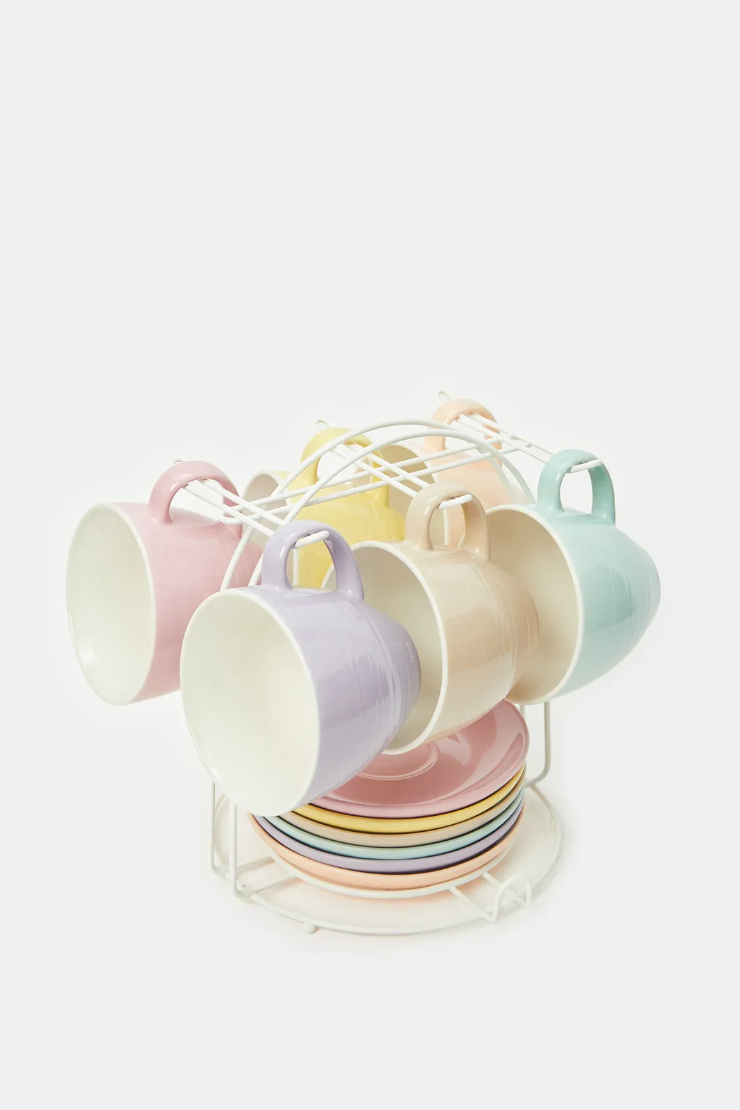 Assorted Tea Set With Stand (13 Piece)