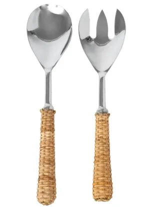 Basketweave Salad Servers