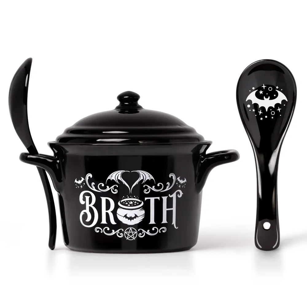 Bat Broth Pot and Spoon