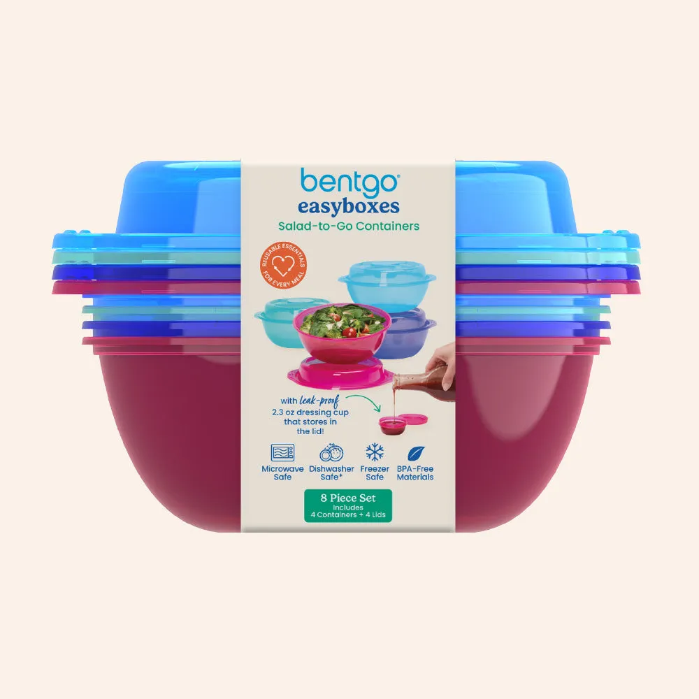 Bentgo Easyboxes Salad-to-Go Containers 8-Piece Set