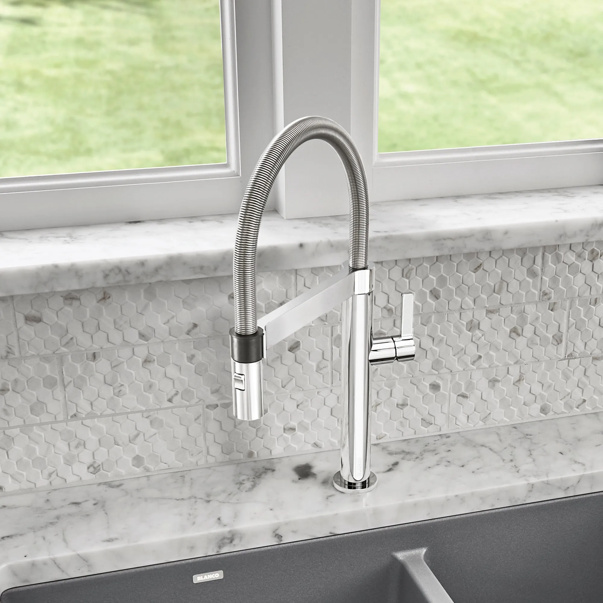 BLANCO Blancoculina Mini Pull-Down Kitchen Faucet