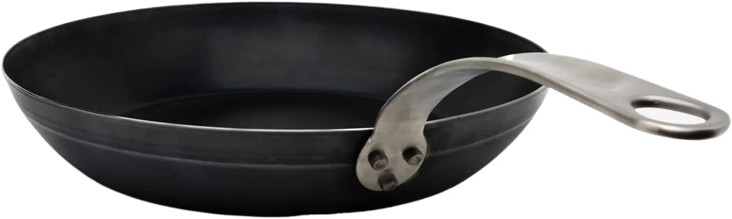 Blue Carbon Steel Frying Pan, Made in France