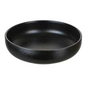 Bowl Round Black 21x6cm