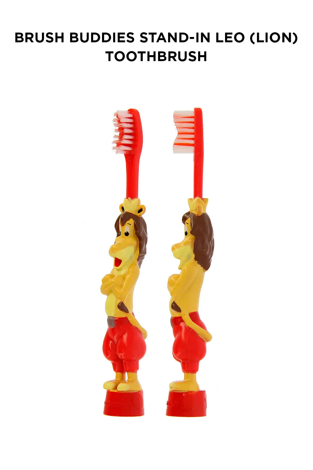 Brush Buddies Stand-in Leo (Lion) Toothbrush- Red