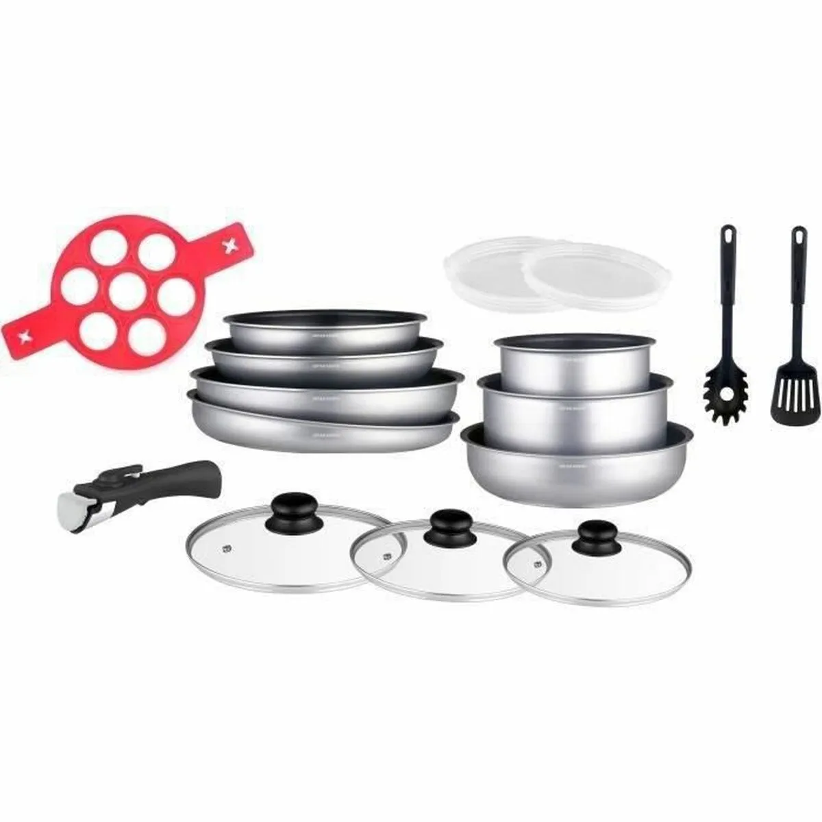 Sure! Heres an optimized title for the product: 

Arthur Martin AM3950 16-Piece Premium Non-Stick Cookware Set - Durable, Even-Heat Distribution, Dishwasher Safe