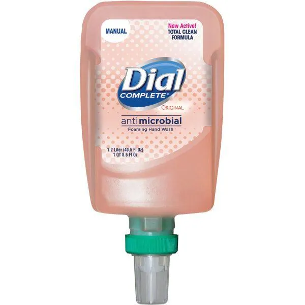 Dial FIT Complete Original Antimicrobial Hand Soap Foam 1.2 Liter Refill for FIT Manual Dispensers , Pack of 1 - 16670