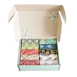 Gift Box of 10 Artisan Essential Oil Soaps - Handmade Natural Bar Soap