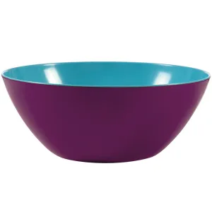 Grape/Turquoise Two Tone Large Bowl