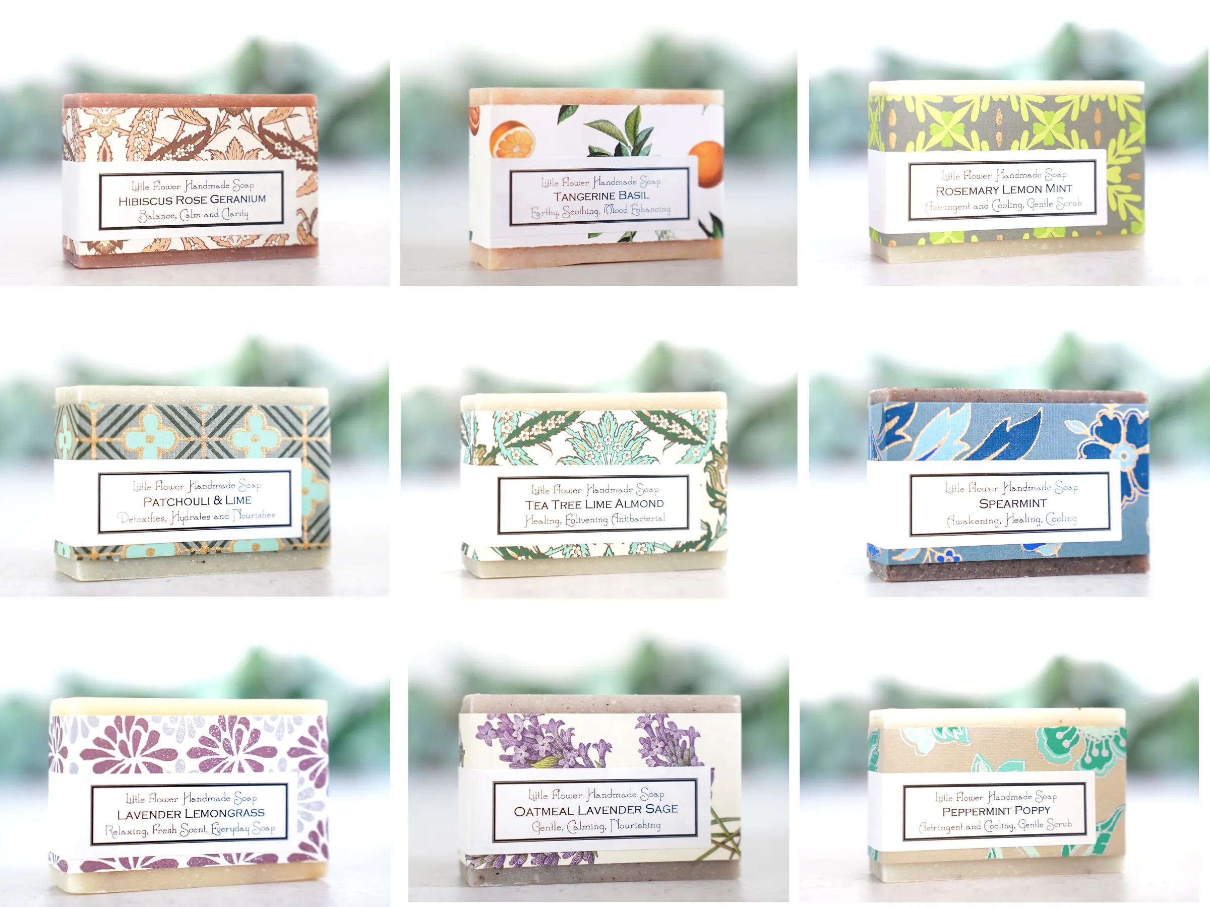 Handmade Soap - Set of 5 Bars - For Men