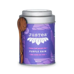 JusTea Loose Leaf Purple Tea Tin - Purple Rain