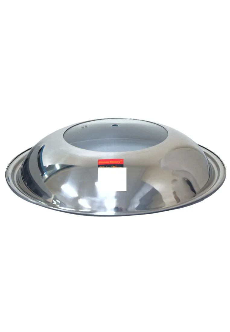 Kitchen Maestro Stainless Food Cover with Comb of Glass