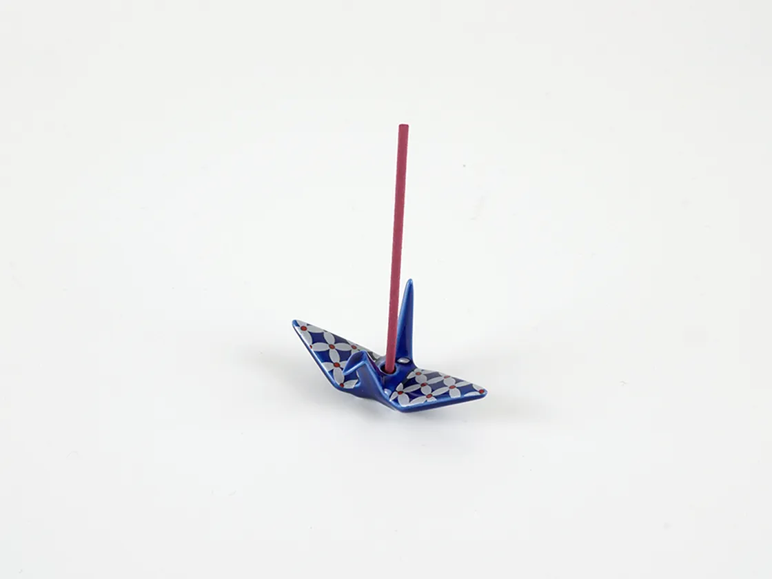 Kosaido Incense Holder: Orizuru (Crane)