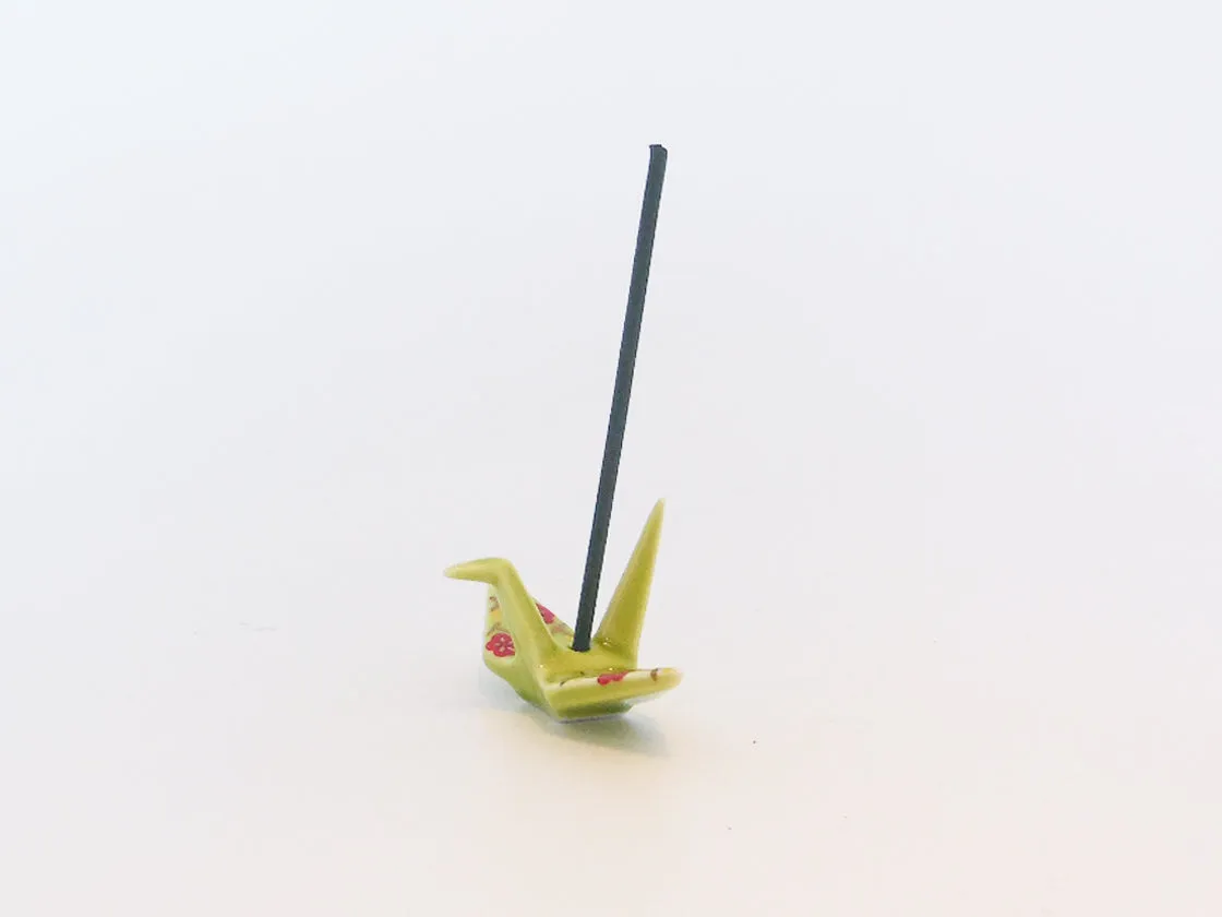 Kosaido Incense Holder: Orizuru (Crane)