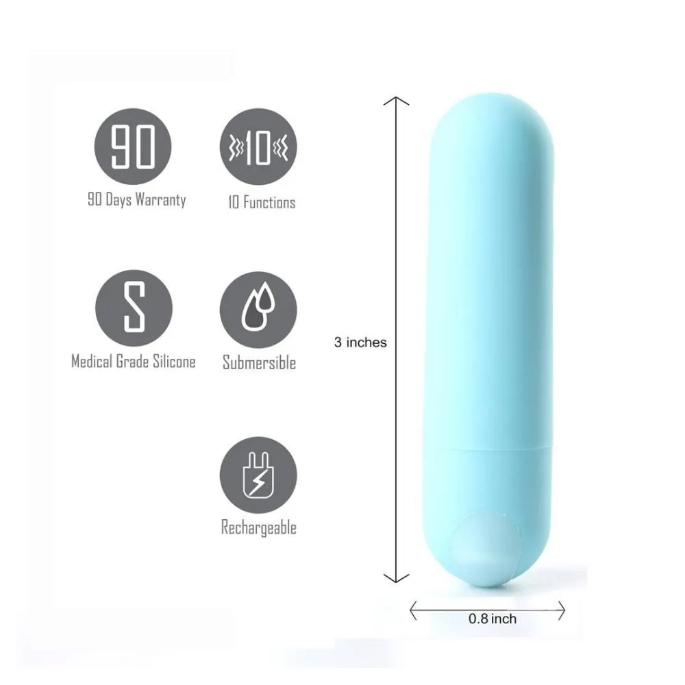 Maia Jessi - High-Powered Rechargeable Mini Bullet Vibrator