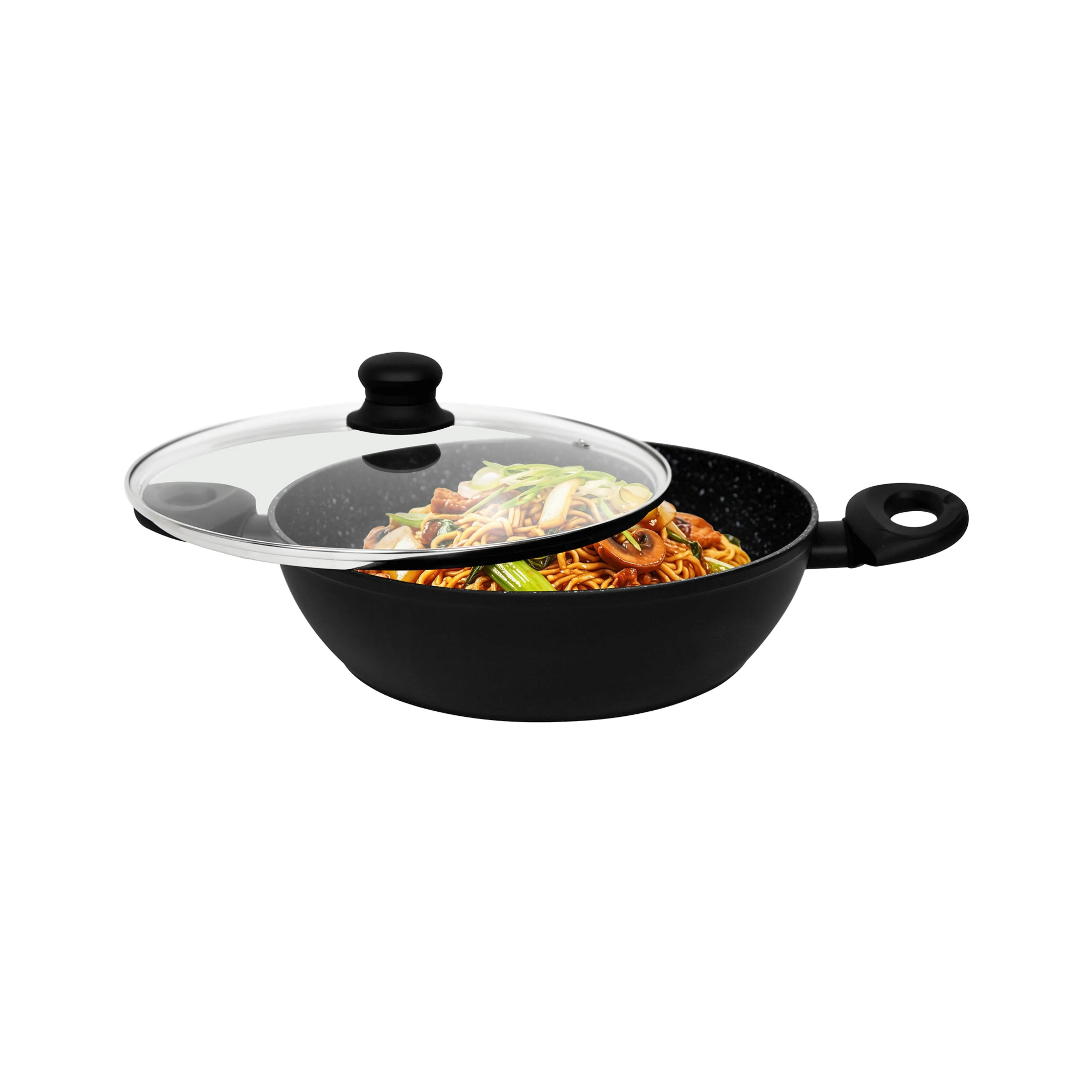 Masflex Galaxy Forged Non-stick Skillet 28cm with Glass Lid