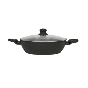 Masflex Galaxy Forged Non-stick Skillet 28cm with Glass Lid