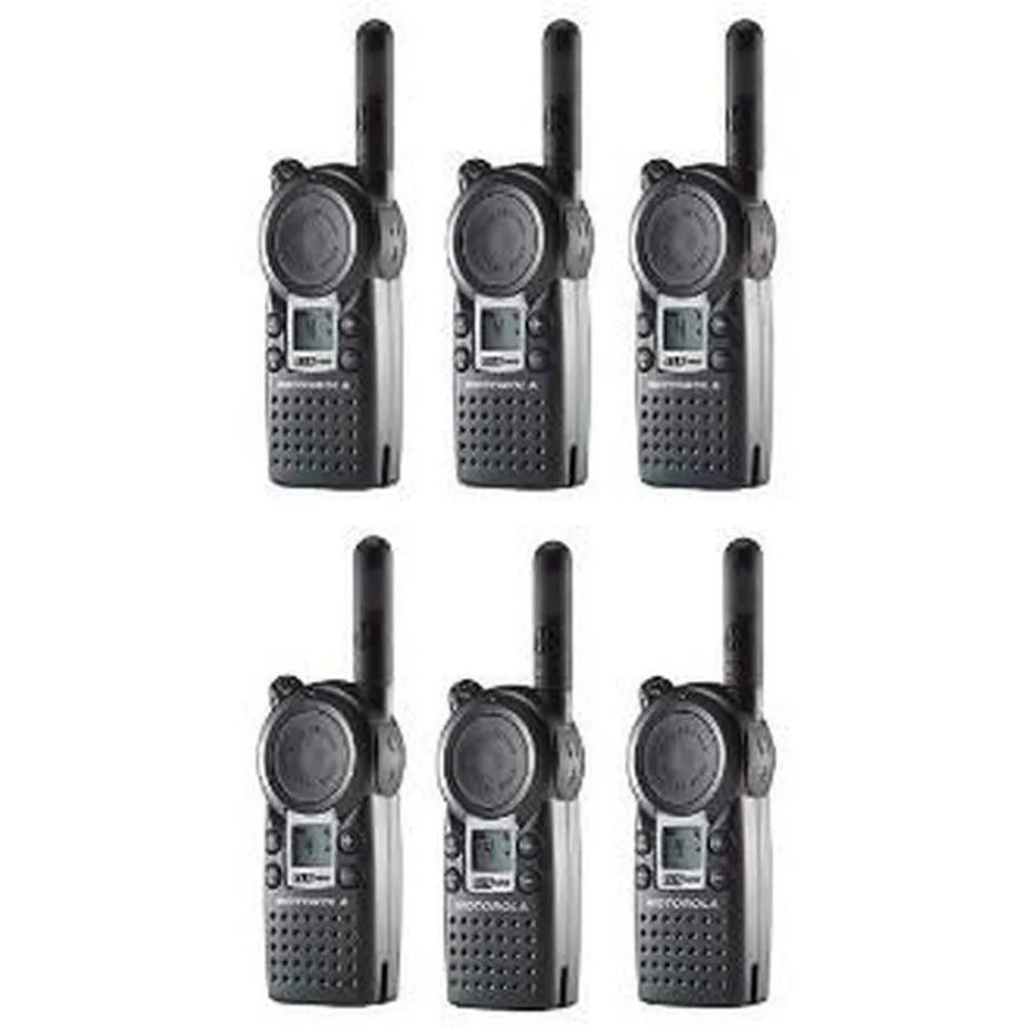 Motorola CLS1410 Two Way Radios 6 Qty