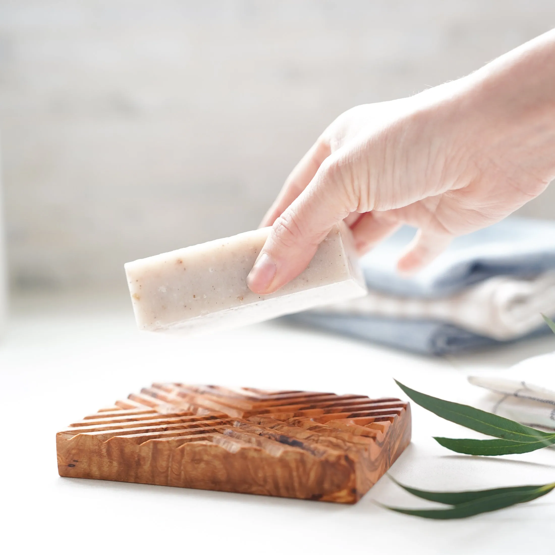 Olive Wood Soap Dish - IKAT