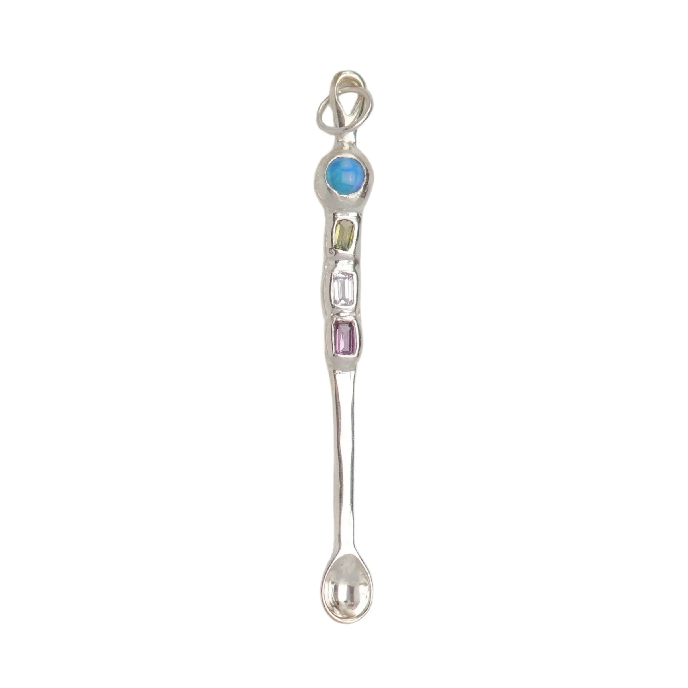 Opal & Sapphire Spoon