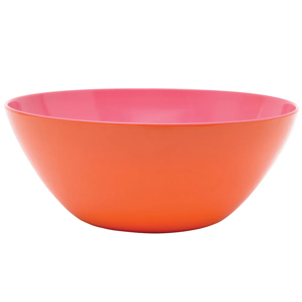 Orange/Pink Two Tone Large Bowl