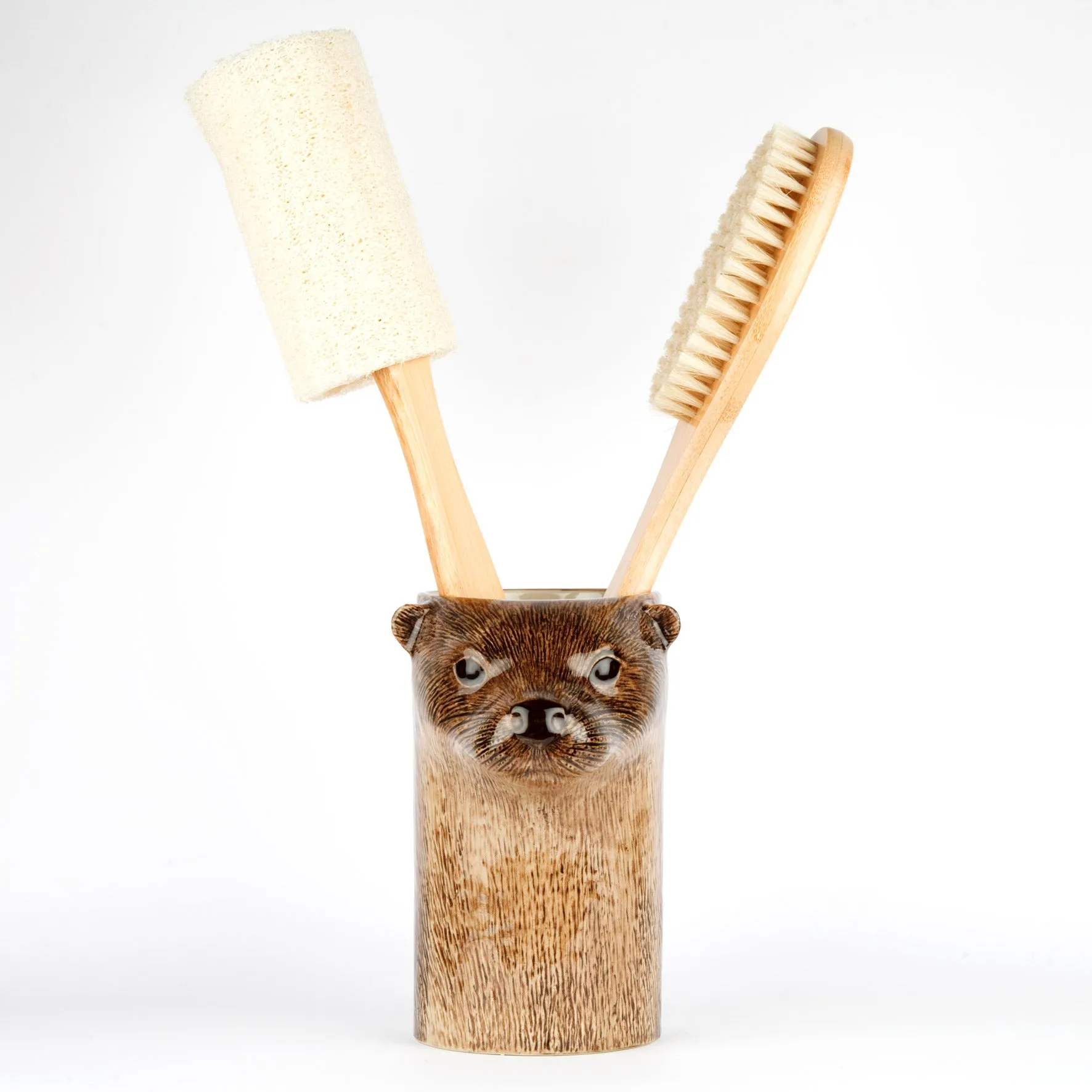 Otter Utensil Pot by Quail Ceramics