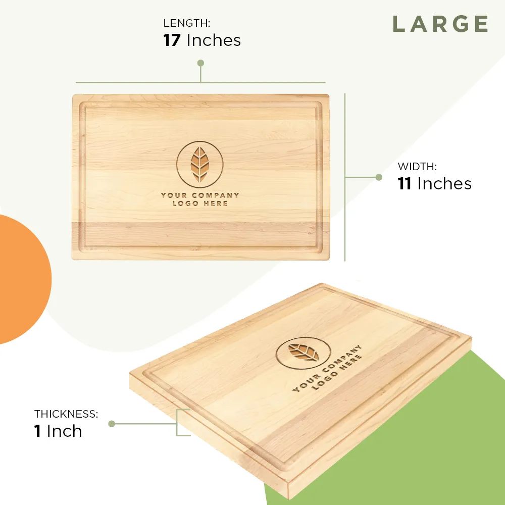 "Center Logo" Customized Cutting Board