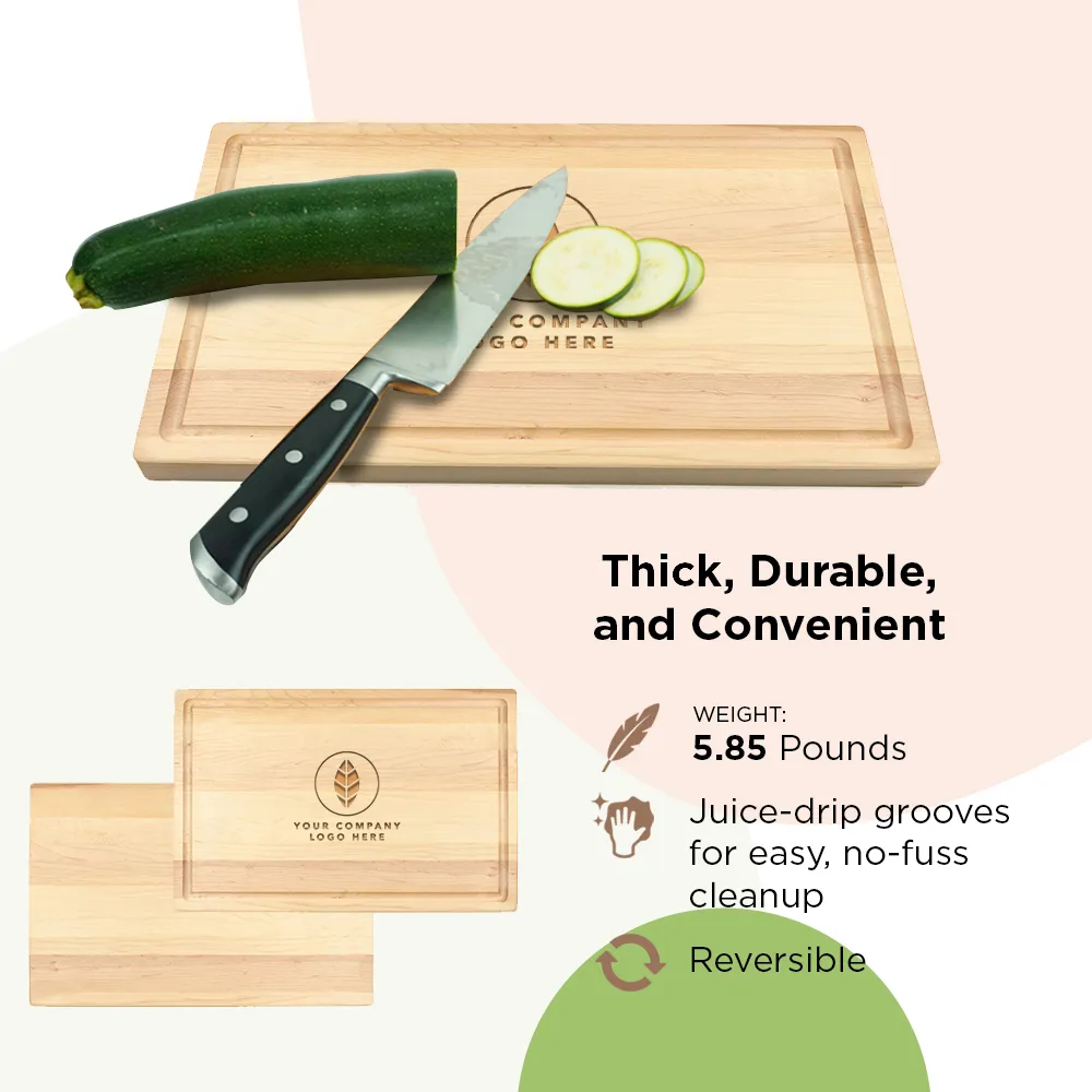 "Center Logo" Customized Cutting Board