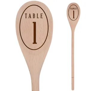 "Table #" Custom Spoons