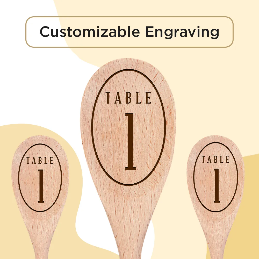 "Table #" Custom Spoons