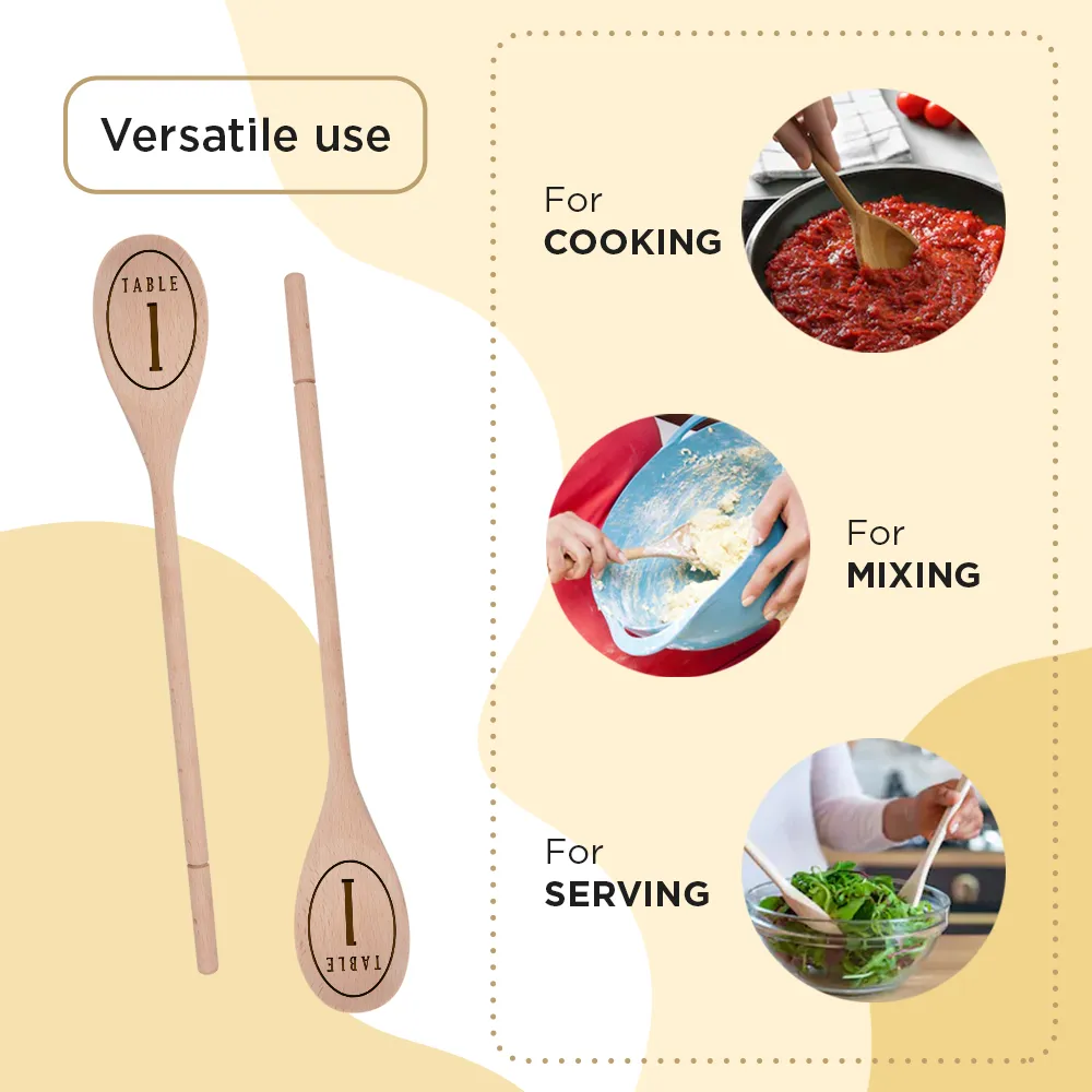 "Table #" Custom Spoons