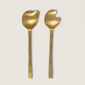 Salad server, Gold in gift pack