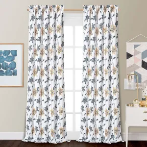 Shahd Room Darkening Curtain Panels Pair ( Set of 2 )