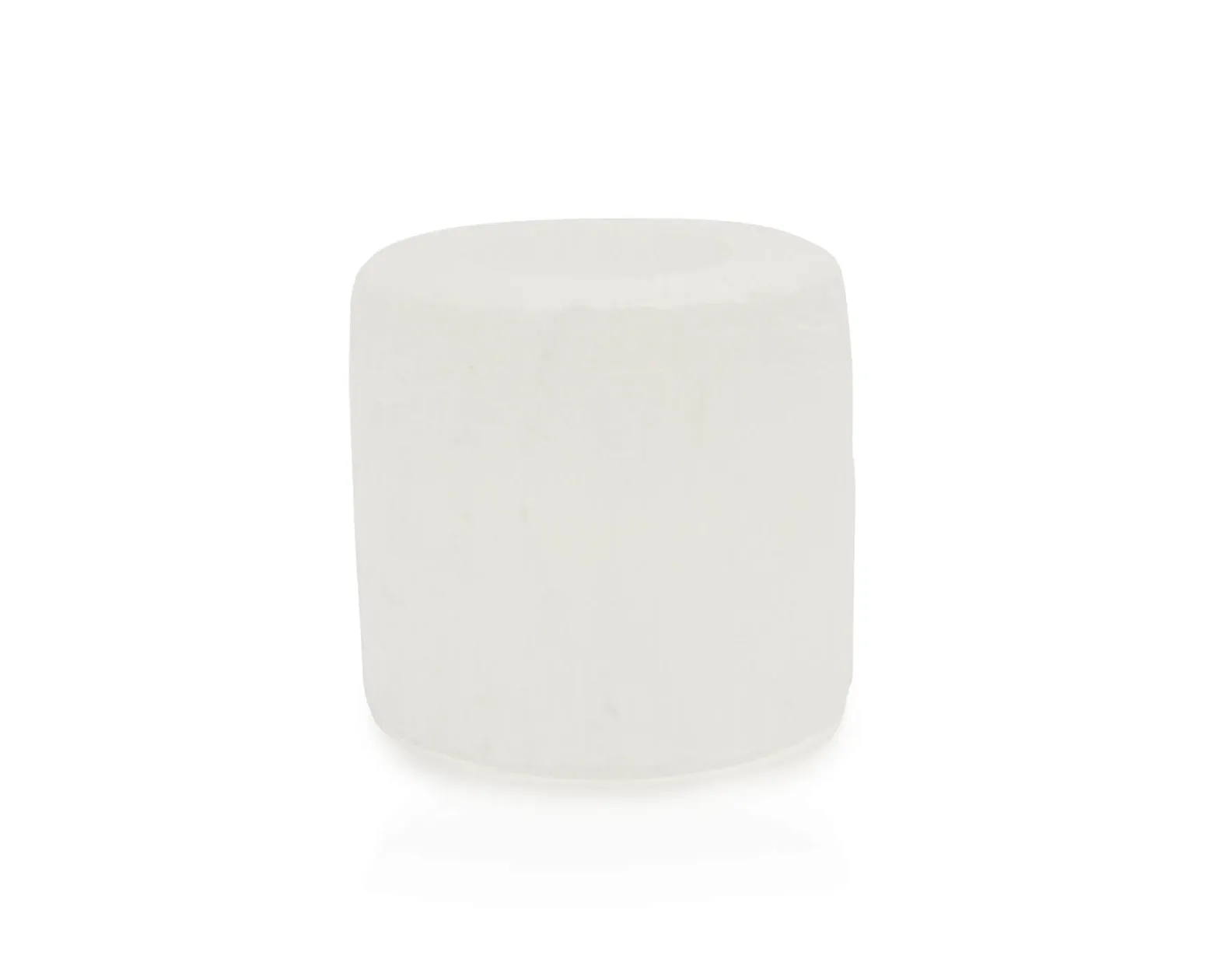 Small Selenite Cylinder Tealight Holder