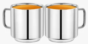 SS Tea/coffee cup - 150 ml (Set of 2 )