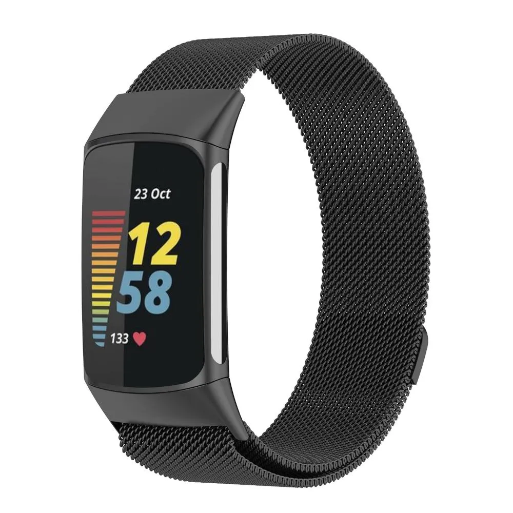 Stainless-Steel Mesh Band for Fitbit Charge 5