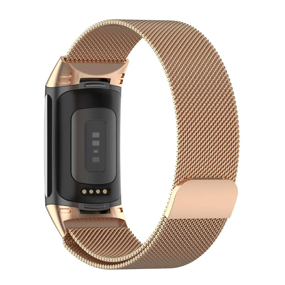 Stainless-Steel Mesh Band for Fitbit Charge 5