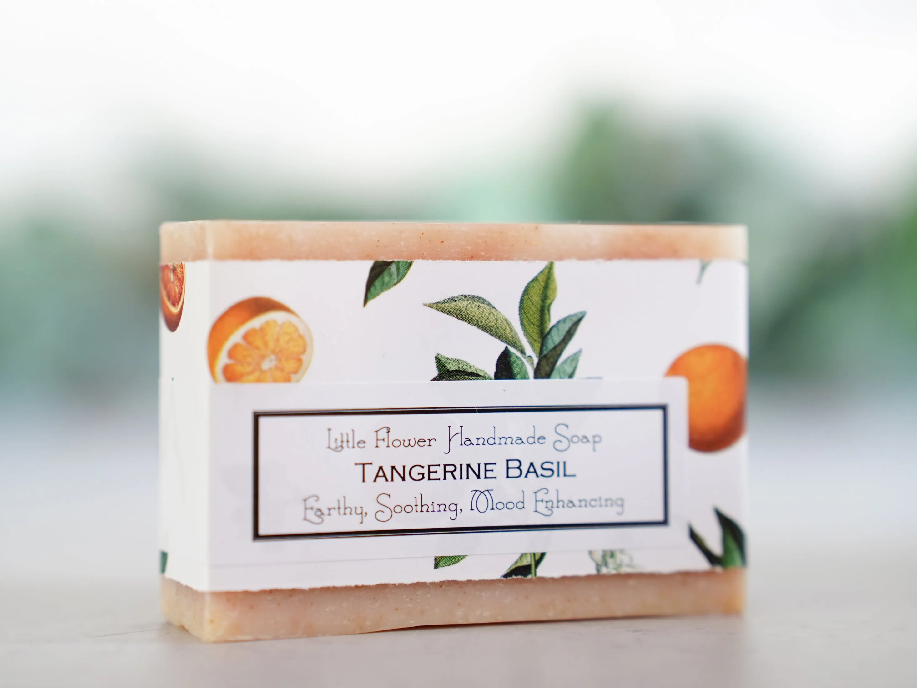 Tangerine Basil - Handmade Bar Soap