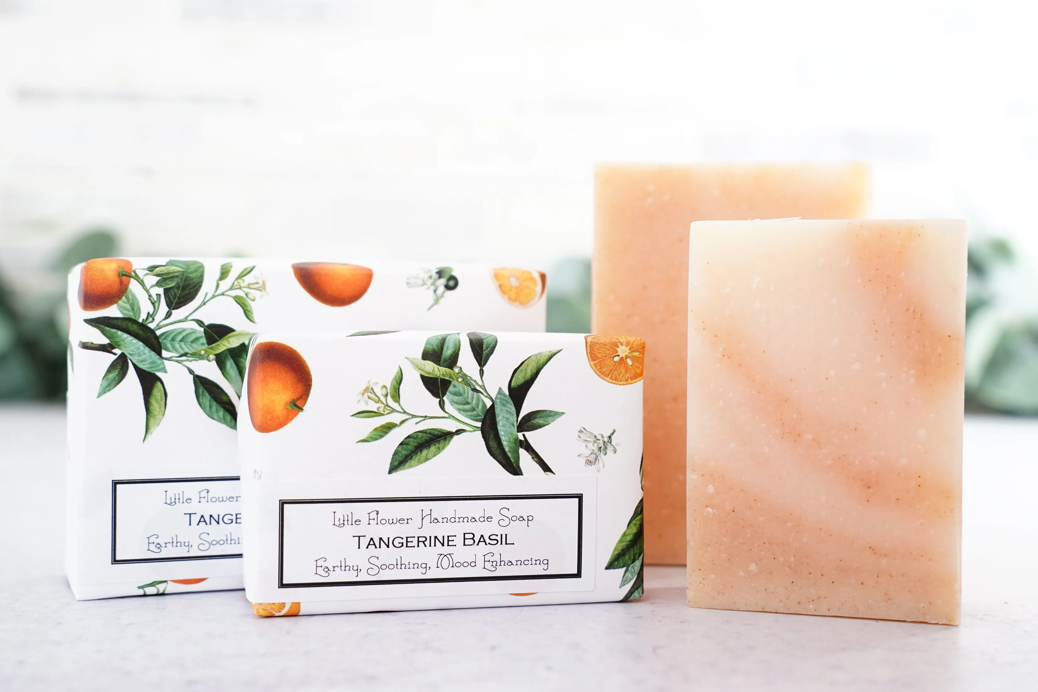 Tangerine Basil - Handmade Bar Soap