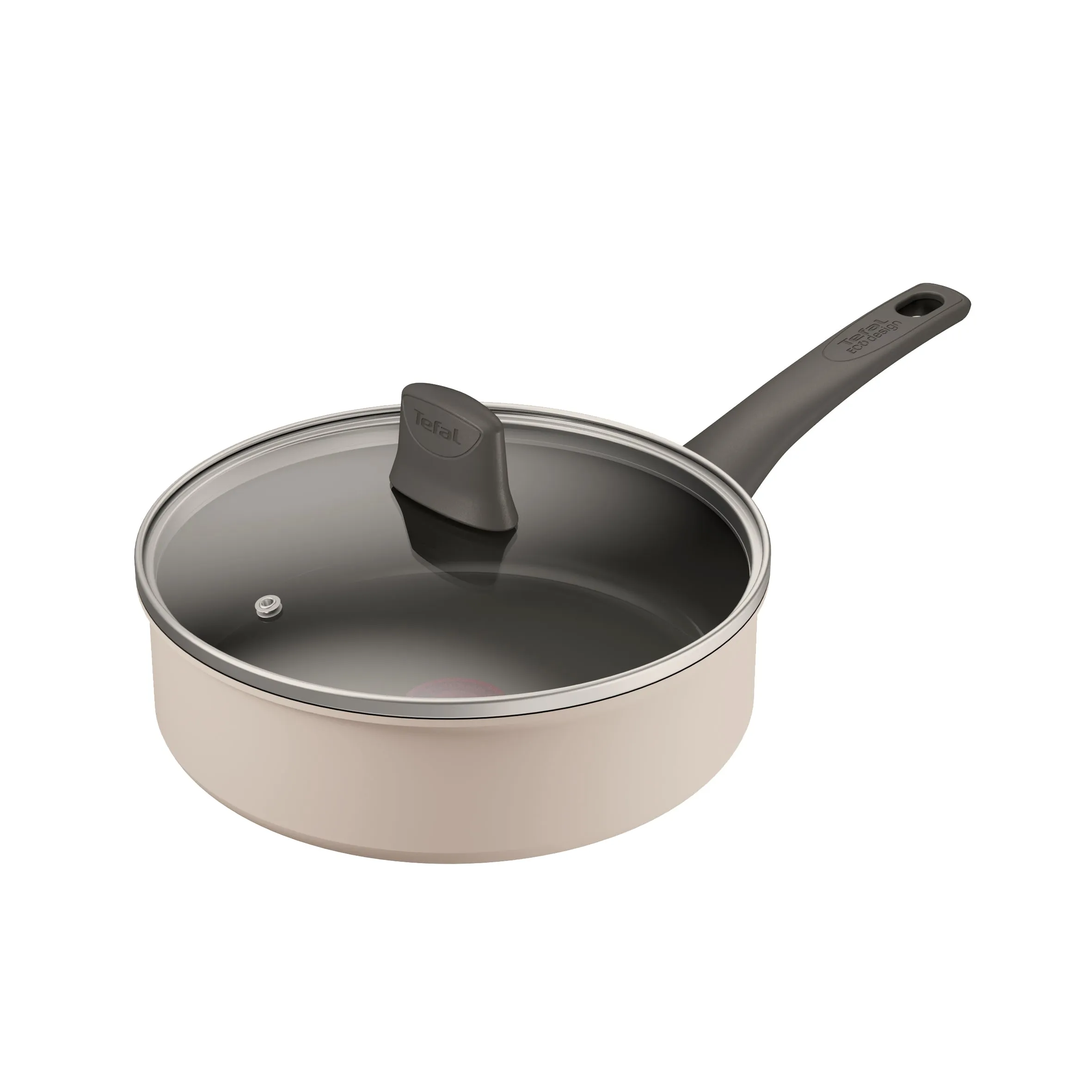 Tefal Revive Ceramic Induction Non-Stick Saute Pan   Lid 24cm