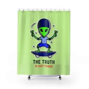 The Truth is Out There Shower Curtains