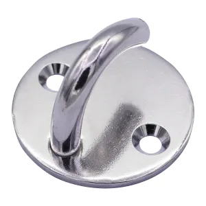 Type 304 Stainless Steel Round Pad Eye with Hook